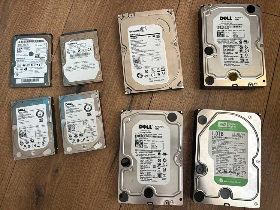 Твърди дискове - HDD 640 GB / 1 TB / 2 TB - 2.5 инча, 3.5 инча