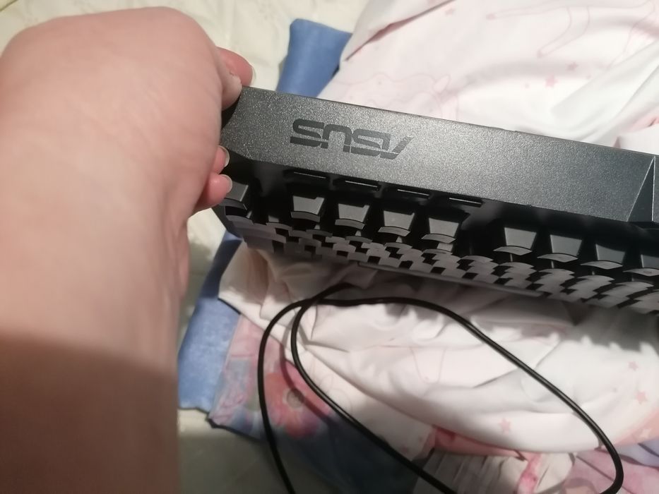 Tastatura gaming ASUS TUF Gaming K5, switch-uri Mech-Brane, RGB,