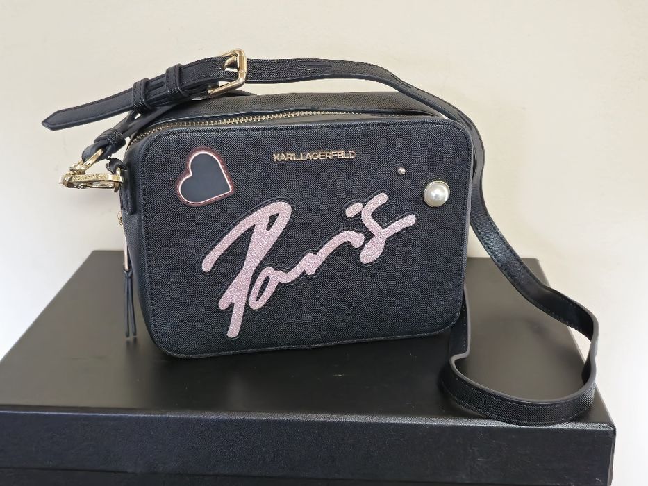 Karl Lagerfeld оригинална дамска чанта тип кросбоди