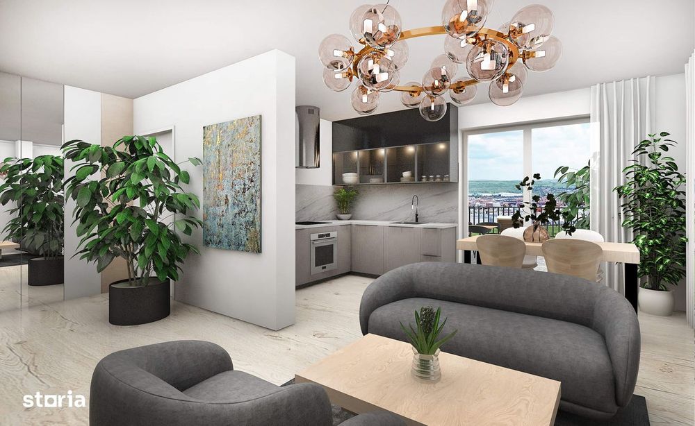 Penthouse cu 3 cam 130mp, Str D-na Stanca Selimbar Mall-Orhideea — fotografia 3