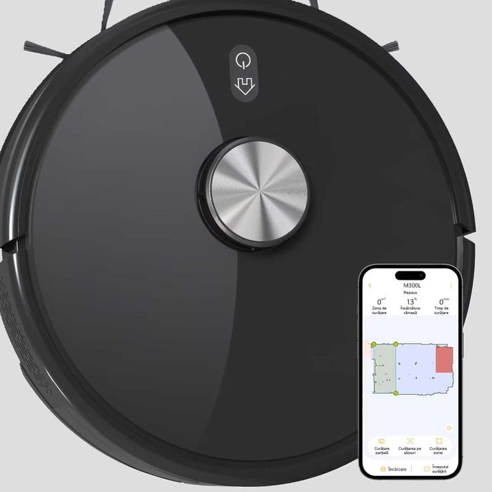 Aspirator robot smart, LiDAR, WIFI, CA NOU