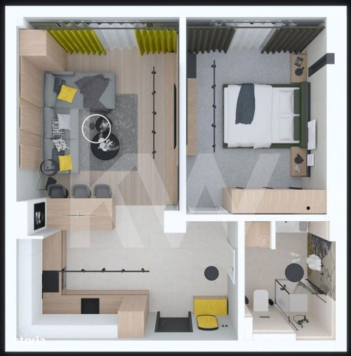 Apartament 2 camere, locul in care confortul si calitatea se simt fire
