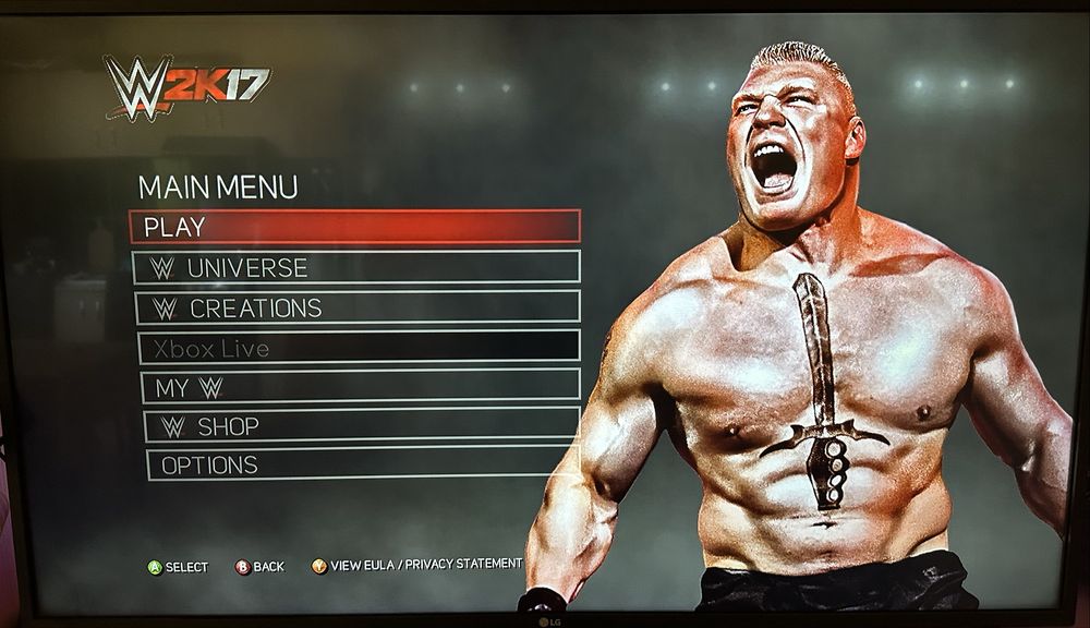 Jocuri WWE 2K13, WWE 2K16, WWE 2K17 colecție XBOX 360 + CADOU UFC 2010