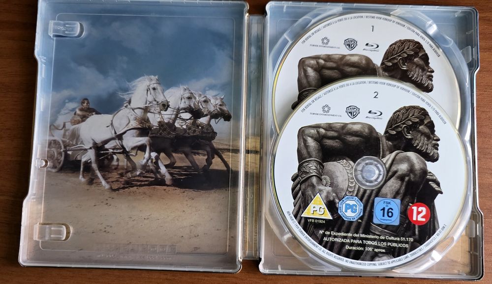 Vand steelbook Ben Hur (1952), 2, bluray, nou, 11 oscaruri a castigat