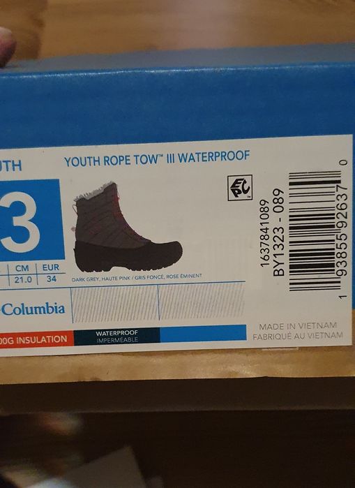 Ghete waterproof Columbia NOI 34