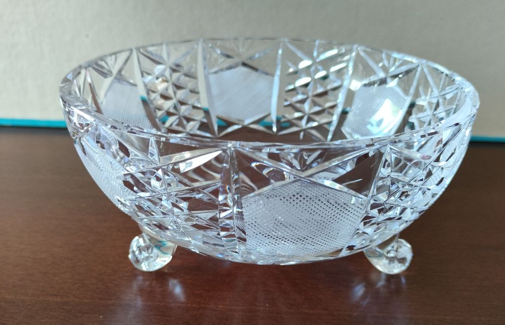 Fructieră din cristal