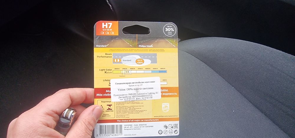 Крушки за кола H7