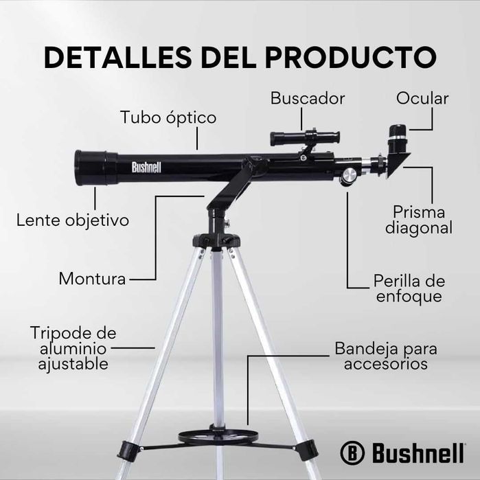 Рефракторный телескоп Bushnell  600x50 мм