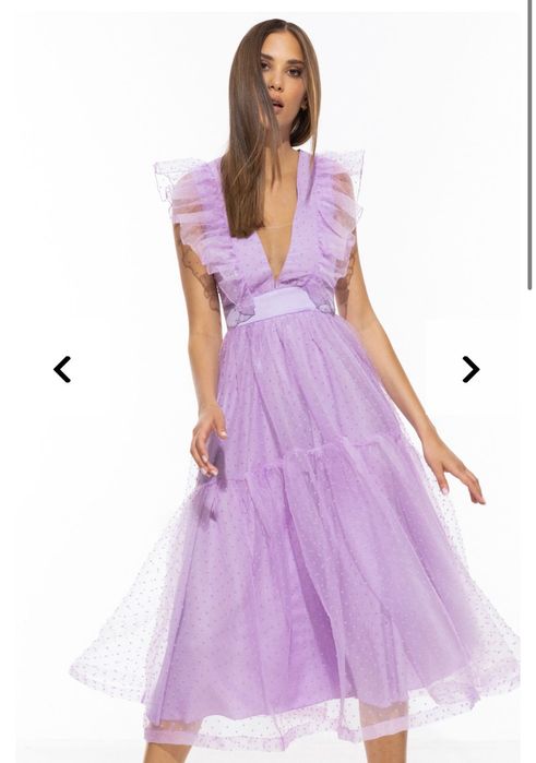 Rochie elegantă Nissa mov