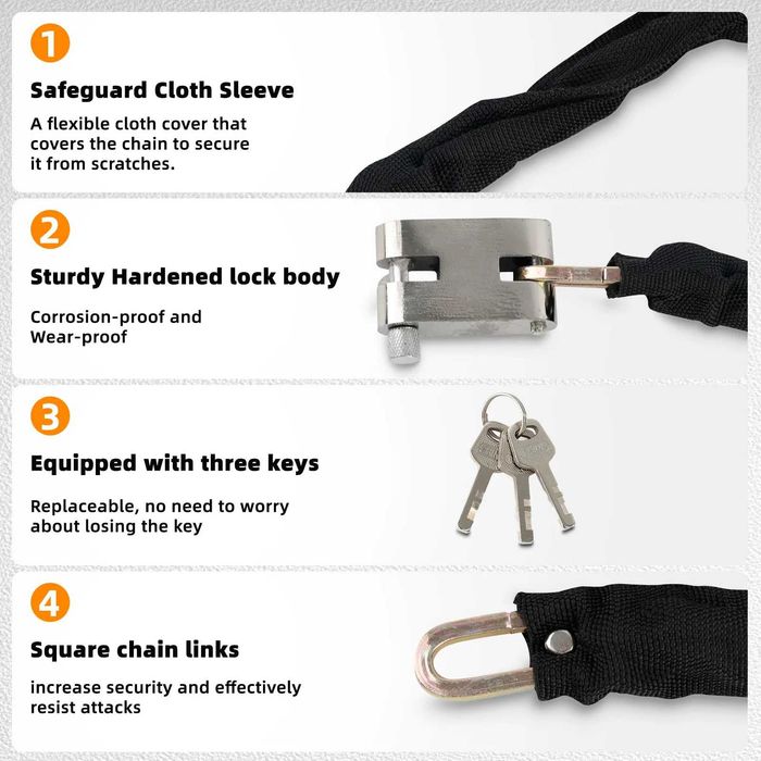 Antifurt motocicleta scuter bicicleta trotineta