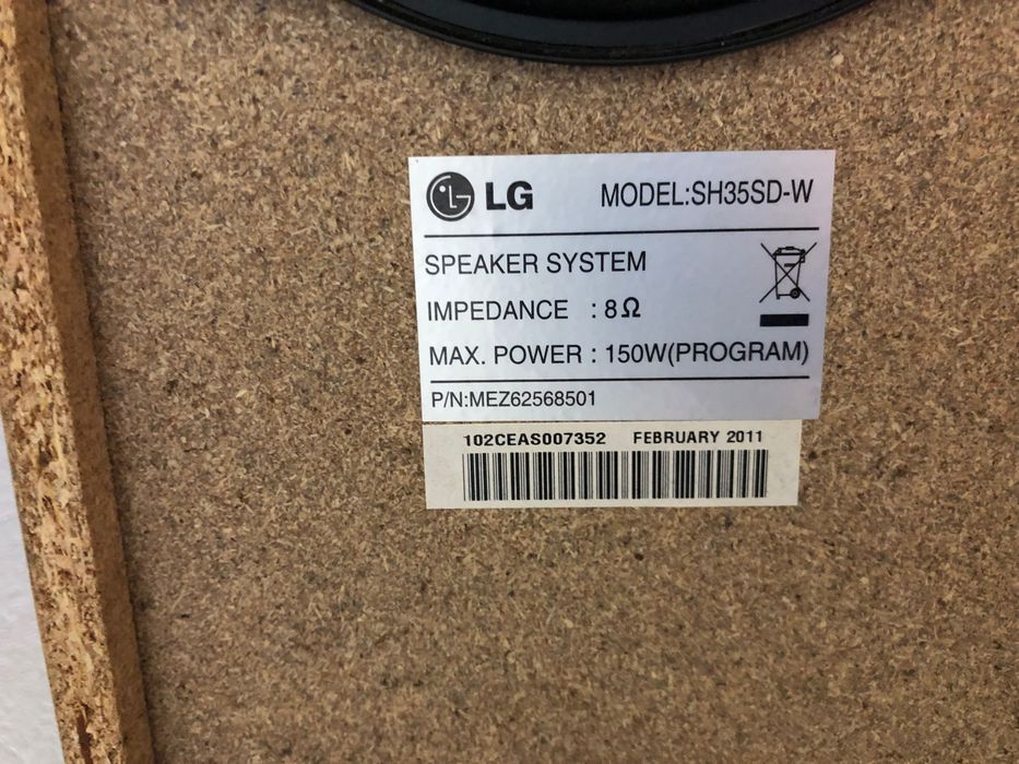 Boxe pasive 5+1 LG 5 Sateliti si 1 Subwoofer