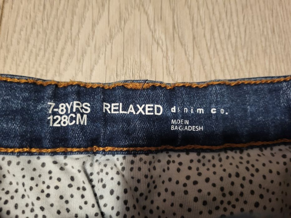Jeans dublat 128 cm