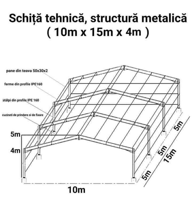 Hale metalice la orice dimensiune 12×30