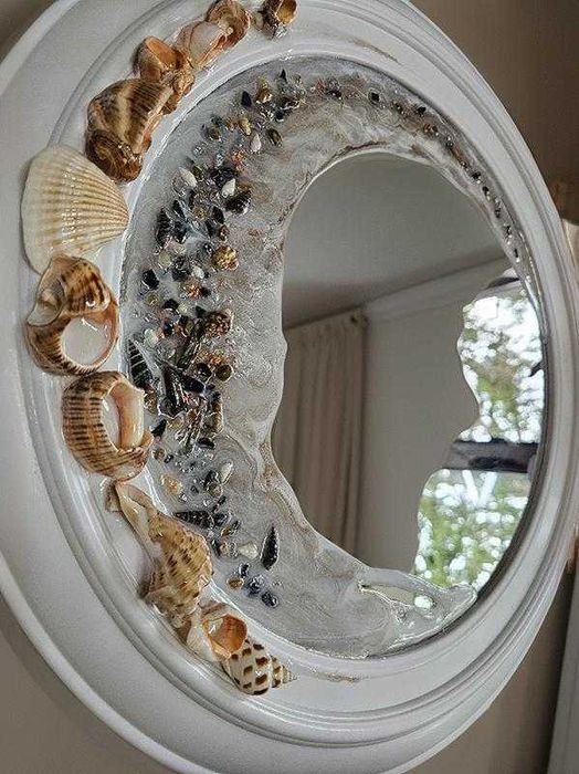 Бутикови огледала, часовници за стена баня ,спалня, ръчна изработка