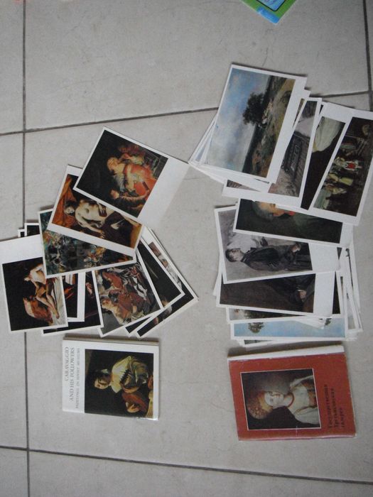 Буклети с  известни картини от СССР галериите