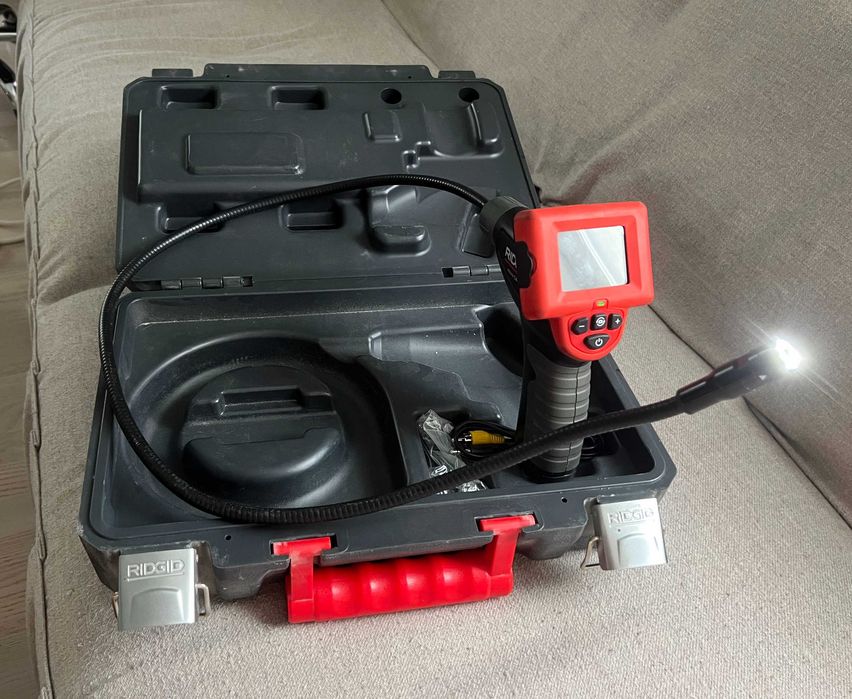 Ridgid Micro CA-25 Cameră inspecție defect display, accesorii incluse