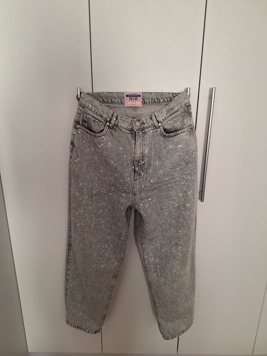 Blugi damă - brand BSB Jeans, modelul Tania / Balloon Fit - mărimea M