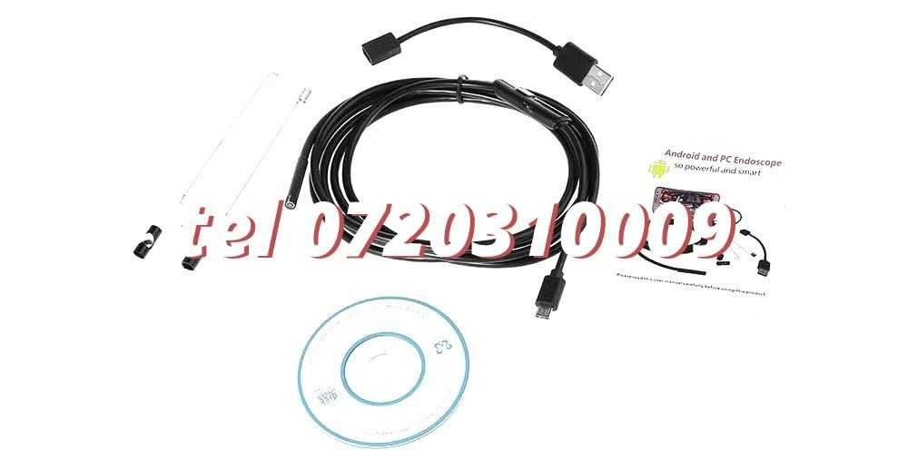 Camera Tip Endoscop 55mm 2m Pentru Android