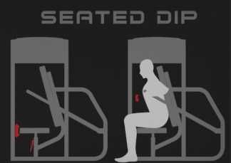 Трицепс Машина – Seated Dip IF9317 / Фитнес Уреди