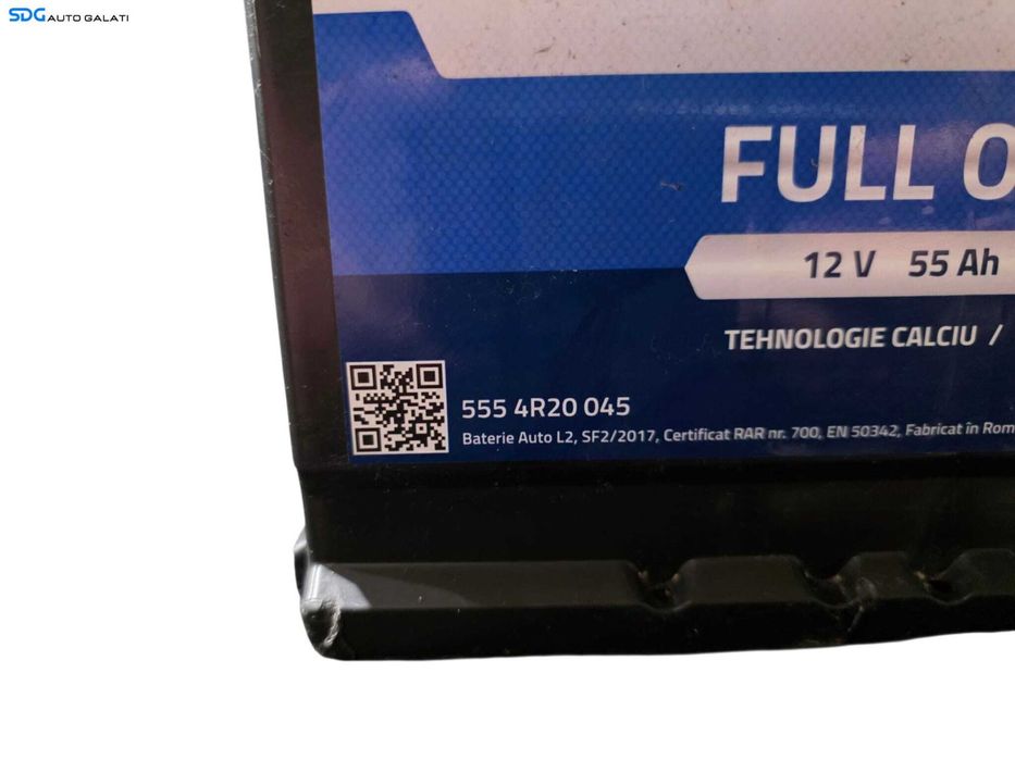 Baterie Acumulator Auto 55Ah 450A 5554R20045 Rombat Full Option Volkswagen Audi Seat Skoda Ford Opel Toyota BMW Mercedes Renault Peugeot Dacia  [D0560]