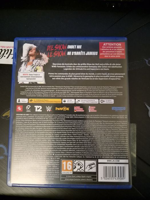 Vand WWE2k26 Ps5