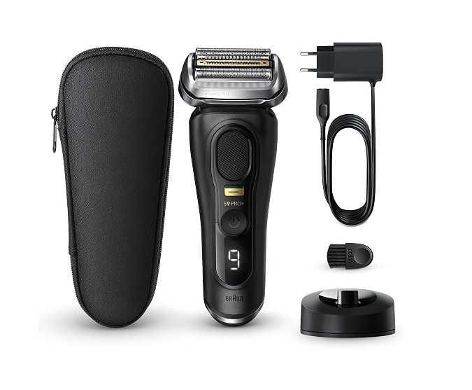 Електрическа самобръсначка Braun Series 9 PRO+ 9510s, стойка за зареждане, Wet&Dry, водоустойчива