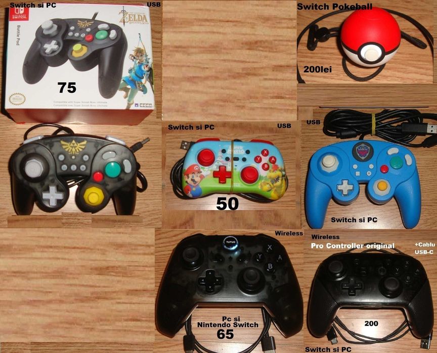 Controller XBox 360 One PS4 PS3 PS5 Nintendo Switch PC