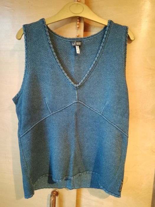 Чисто нов оригинален винтидж топ ARMANI JEANS - Made in Italy