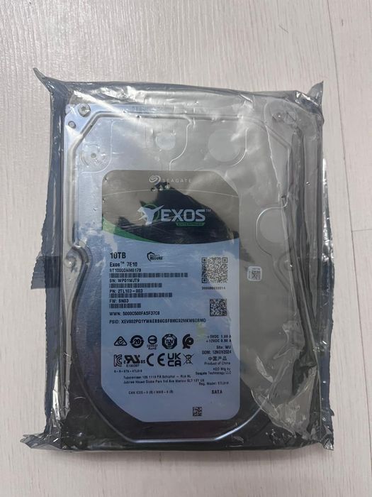Продам жёсткий диск Seagate Exos 10TB Enterprise