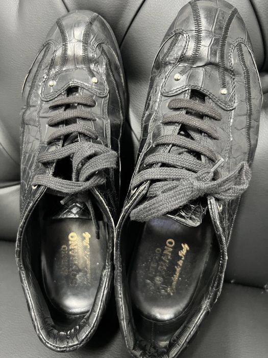 Крокодиловые туфли