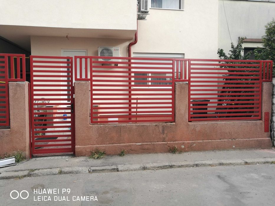 Garduri porti balustrade teava rotunda patrata fier forjat