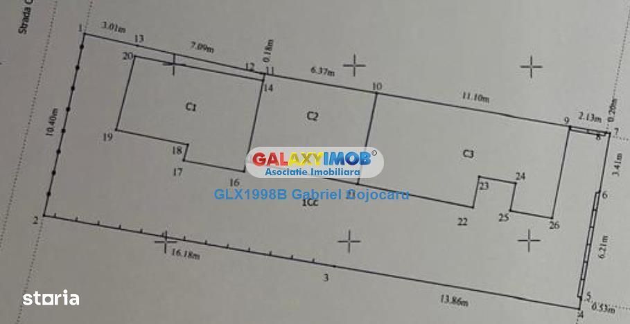 Teren de vanzare\/ 300mp\/ Rahova adiacent sos. Salaj