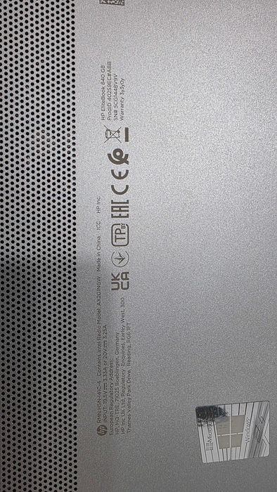 Laptop HP Elite book 840 G8
