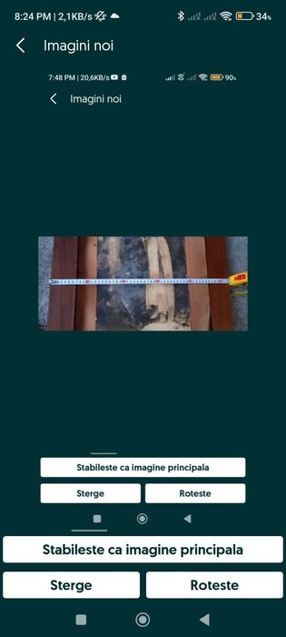 Tablou vechi foto cu rama lemn