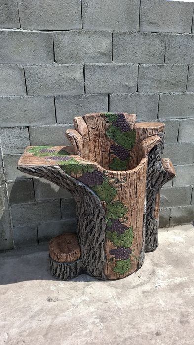 Градински чешми от щампован бетон