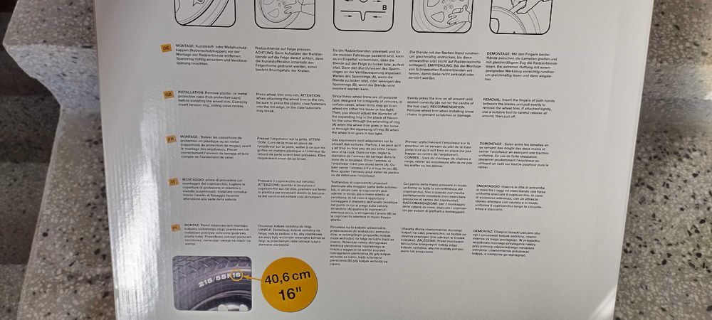 16" тасове Cartrend, Tacoma Carbon