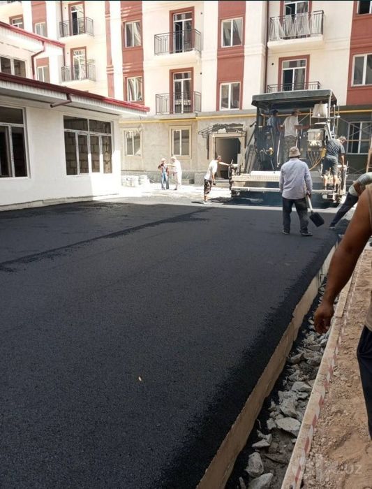 Асфальт ишлари киламиз кучаларга  Жиззах. Вилояти  пахтакор туманида