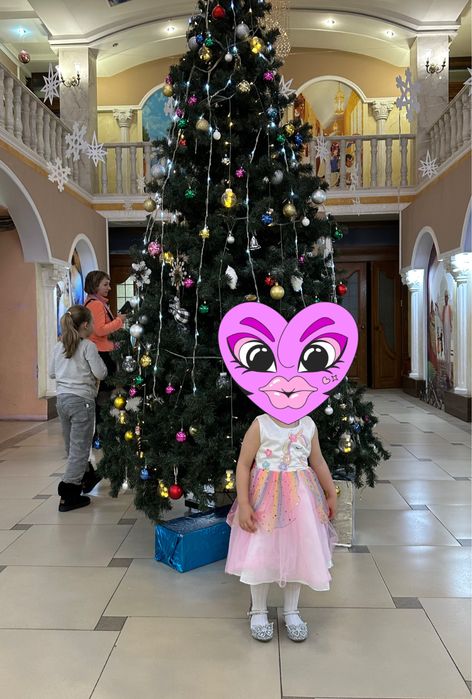 Платье единорог