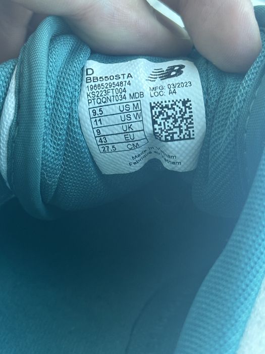 Новые New Balance 550 кроссовки мужские СРОЧНО!