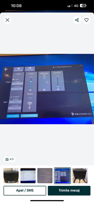 Unitate PC HP Elite Slice G2 I5 / 8 GB Ram / SSD/Audio BANG & OLUFSEN