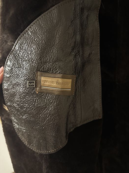 Дубленка зимняя теплая