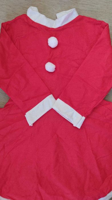 Коледна детска рокличка за 4-6 год. момичета, Новогодишен костюм