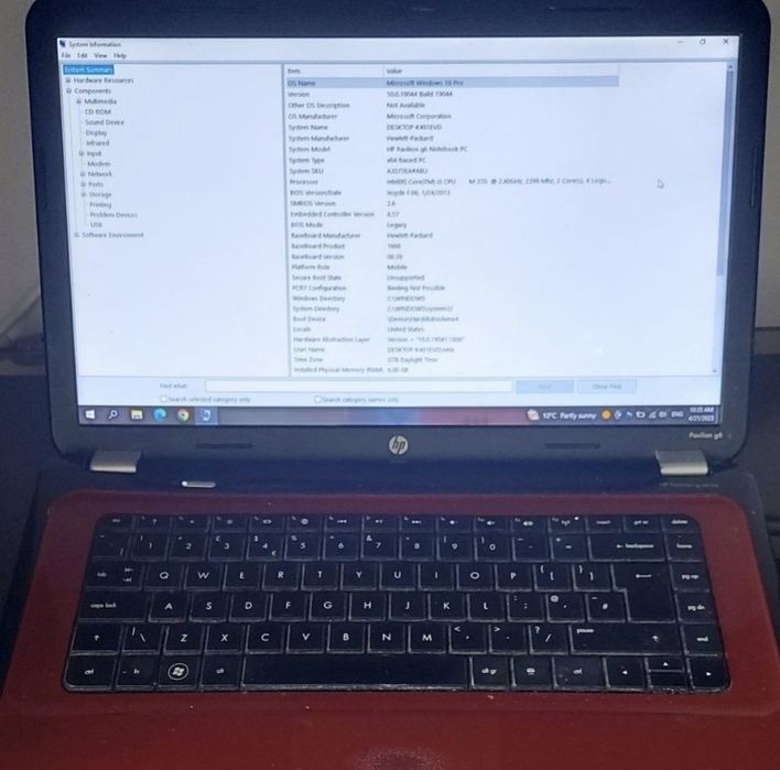 Laptop HP G6, Intel Core i3, HDD 220 GB, RAM 6GB