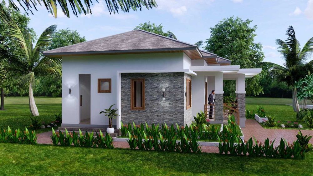 НА ИЗПЛАЩАНЕ - Луксозна сглобяема къща с 3 спални, 81 кв. м