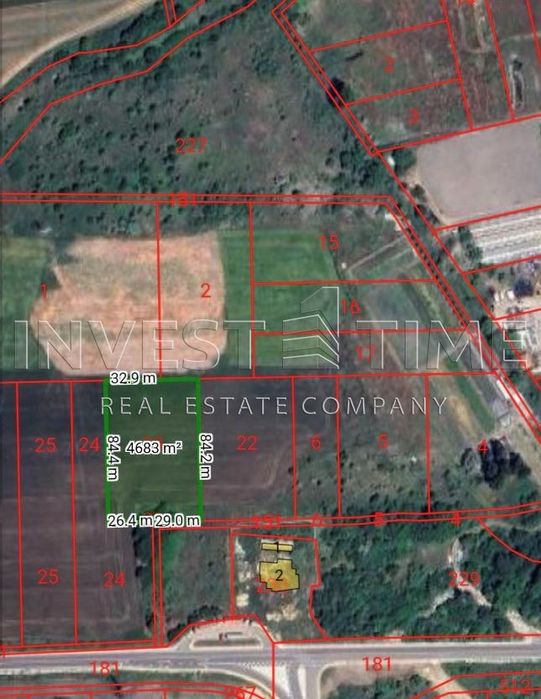 Продава се Парцел в Аксаково - 4683 кв.м за 4 €/кв.м - Снимка #1