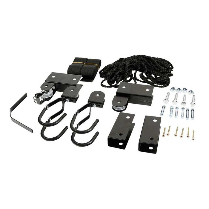 Гаражна система -закачалки тип асансьор за канута, лодки, стълби