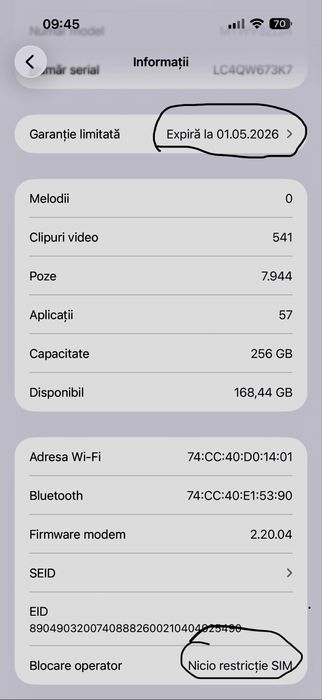 iPhone 16 pro max 256 GB Black Titanium