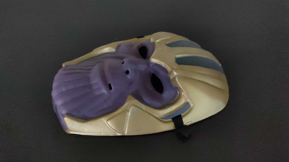 Masca de costum Marvel Avengers Thanos din spuma rubbies adulti copii