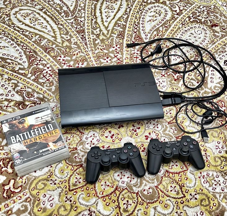 Продам ps3 super slim 500gb