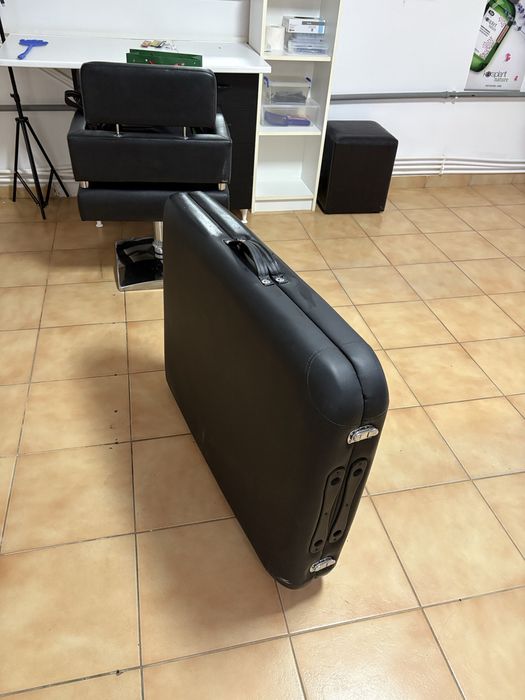 Pat pliabil pentru gene negru de lemn beauty